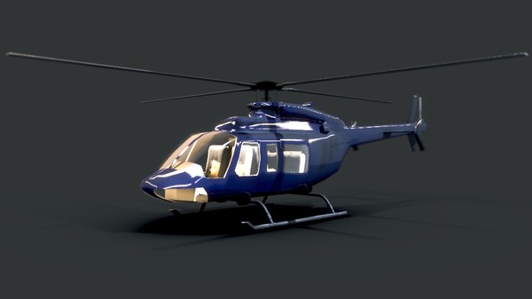 3d bell 407 ts aircraft - Bell 407 TS Helicopter... by TotexArtz